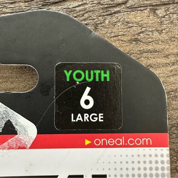 NWT O’Neal Youth 6 large Black Element Racing Gloves Motocross new - Picture 2 of 5